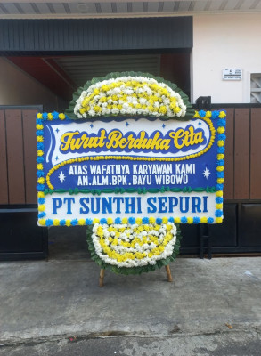 Papan Bunga Duka di 16 Ulu
